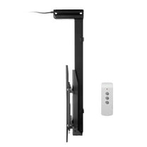 KFFKFF Automated TV Ceiling Mount, Wall Mount Suitable for 32 to 55 Inch Television, Electrically Modifiable Ceiling TV Mount, Automated Fold Down TV Mount Bracket with Maximum VESA 24 x 16 in
