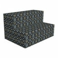 thumbnail image 1 of Geometric Foldable Mattress, Tribal Rhomb and Triangle, 74.8" x 35.4", Blue Grey Camel, by Ambesonne, 1 of 6