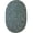 Blue, variant on Rhody Rug SA68R024X048 Sandi 2 x 4 ft. Tweed Indoor-Outdoor Oval Braided Rug, Bayleaf