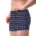 thumbnail image 4 of Naloa Purple and Blue Squares Print Mens Underwear - Boxers for Men, Classic Briefs for Men, 4 of 9