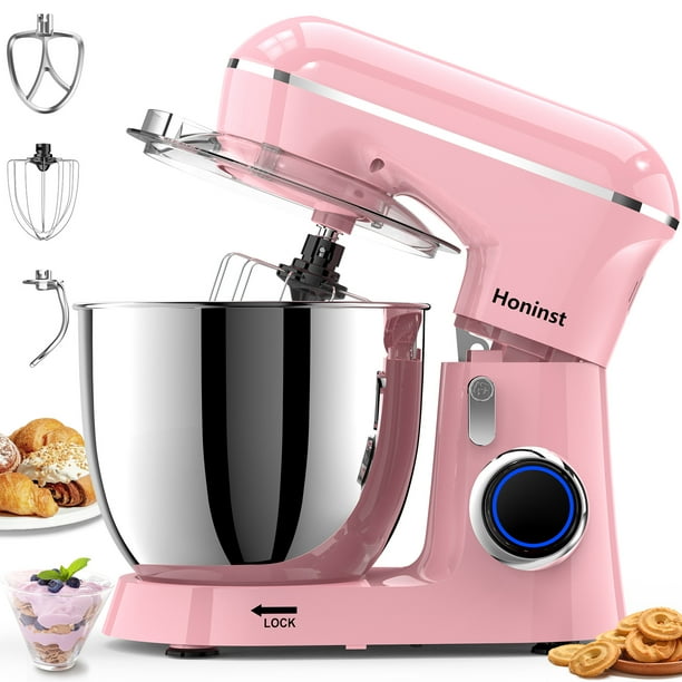 Batidora De Pedestal Planetaria Profesional Honinst 660W 10 Velocidades 6.5QT 120V
