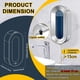 thumbnail image 2 of Dispensador de jabón automático de 700 ml con sensor sin contacto, dispensador de jabón para montaje en pared, dispensador de desinfectante, 2 of 5