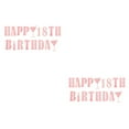 thumbnail image 6 of Raindrops 2pcs Happy 18th Birthday Glitter Paper Banner Decorative Birthday Party Bunting, 6 of 8