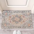 thumbnail image 2 of Bohemian Light Orange Ethnic Pattern Rug Door Mat 30 X 17 Inch Welcome Doormat Indoor Outdoor Entrance Floor Mat Non Slip Spring Summer Decor Rubber Mats, 2 of 6