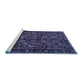 thumbnail image 2 of Ahgly Company Machine Washable Indoor Rectangle Persian Blue Traditional Area Rugs, 5' x 7', 2 of 4
