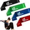 Stretch Exercise Resistance Loop Bands Set of 4 Light Medium Heavy X-heavy for Strength