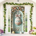 thumbnail image 2 of YWIYIUD 1PC Happy Easter Door Cover Easter Decorations, 71x35 Inch Easter Rabbit Eggs Door Banner Welcome Easter Banner Spring Theme Rabbit Door for Front Door Wall Indoor Outdoor Home Decor, 2 of 5