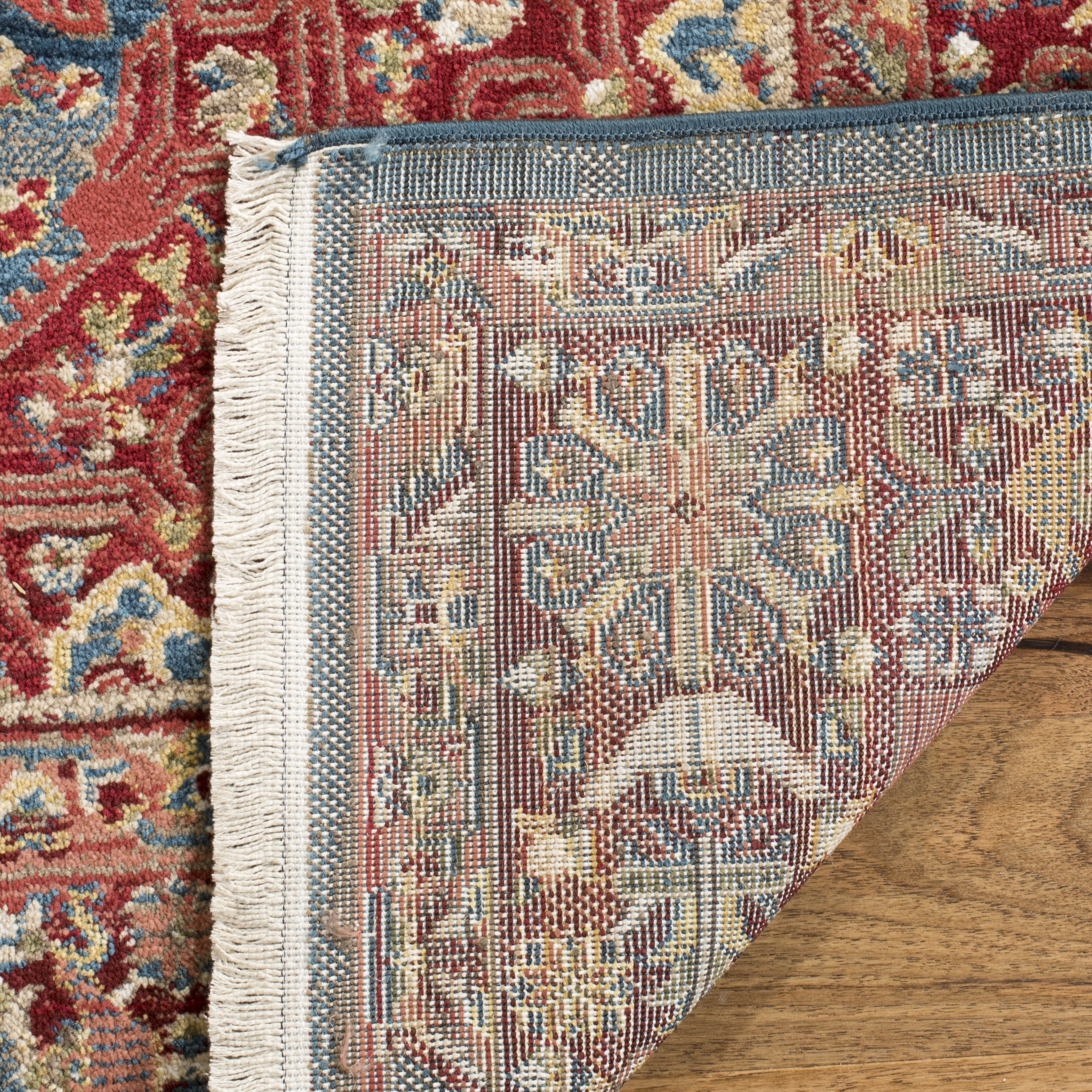 Safavieh Kashan Pema Oriental Runner Rug, Blue/Red, 2'6" x 14'
