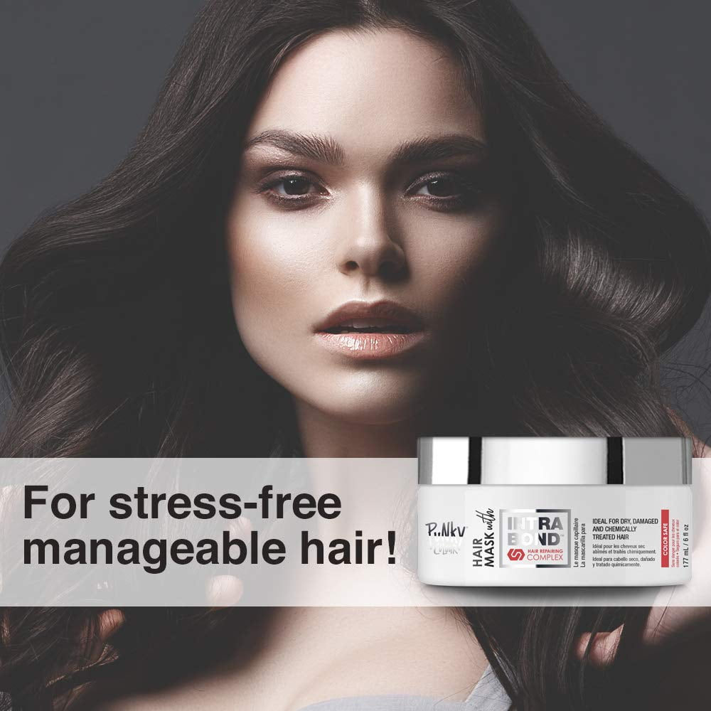 Punky Hair Treatment Mask, Hair Mask for Dry Damaged Hair with Intrabond Repairing Complex, 6 oz