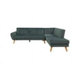 thumbnail image 3 of DeeHome SECTIONAL - 2PC in Black Faux Leather, 3 of 4