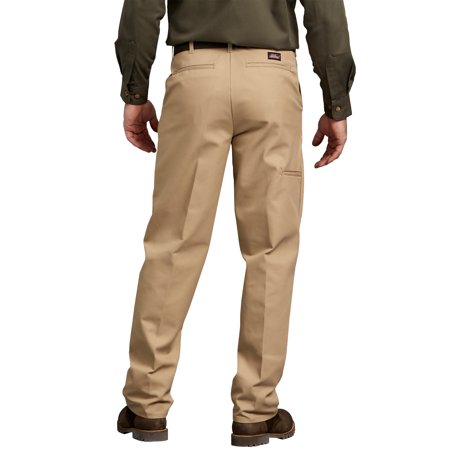 Dickies Men S Flat Front Comfort Waist Pants Walmart Com