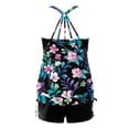 thumbnail image 3 of Traje de baño para mujer Traje de baño vintage estampado para mujer Traje de baño conservador Falda de playa estampada para mujer Traje de baño Bikini Trajes de baño para mujer, 3 of 3
