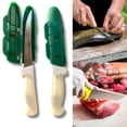 thumbnail image 3 of Blade Guard Knife Blade Protectors Chef’s Set Made in USA, Green, 3 of 7