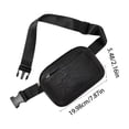 thumbnail image 3 of Bolso bandolera de cuero con correa ajustable, múltiples bolsillos, mochila compacta cruzada de pecho y hombro para hombres y mujeres, viajes al aire libre, 3 of 6