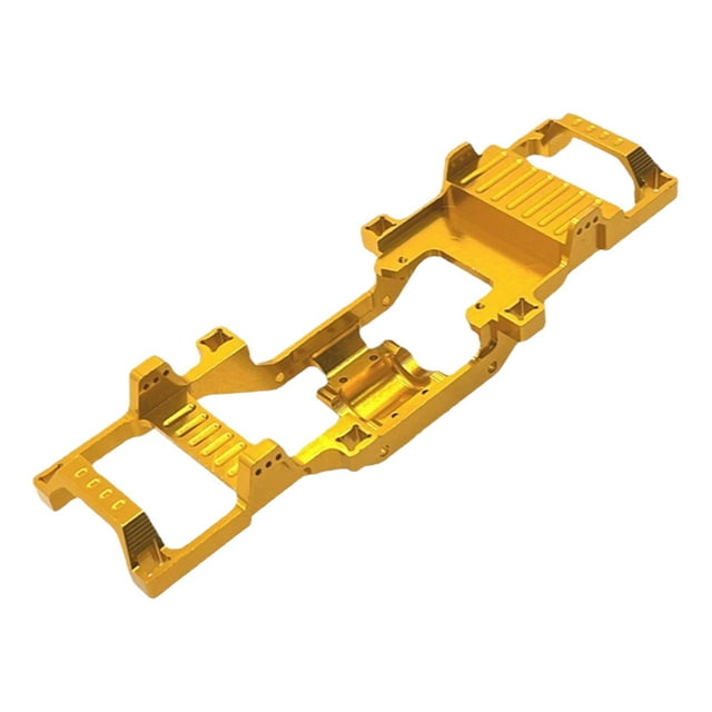 Marco de metal para coche RC FCX24, piezas de metal de alta dureza, marco de coche de control remoto Oro