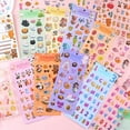 thumbnail image 2 of Kawaii Pegatinas Lindas Transparentes Pequeñas De Dibujos Animados Niña Gato Oso Panda Animal Impermeable Mini Para Álbum De Recortes Diario Gao Jiahui unisex, 2 of 2