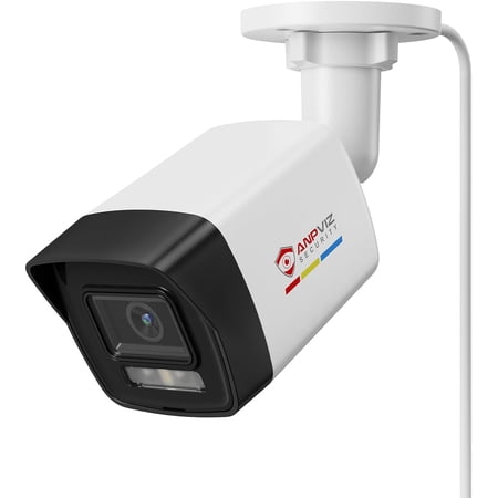 4K 8MP PoE Bullet Camera Outdoor, Human Vehicle Detection, Color Night Vision, Wired IP Security Camera with Audio for Home Driveway Business, 127° FOV, IP67, WDR, SD Card Slot, IPC-B1083WD-S