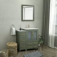 thumbnail image 3 of Vanity Art 36" Single Sink Freestanding Bathroom Vanity Set with Ceramic Top and Mirror, 3 of 10