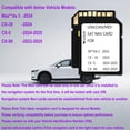 thumbnail image 2 of 2025 Latest Navigation Memory sd Card Compatible with Maz*da 3(2024), Cx5(2024-2025),Cx30(2024), Cx90(2023-2025),(NAVISD2325), 2 of 7