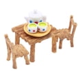 thumbnail image 2 of Silla y mesa de en miniatura, juguete educativo de aprendizaje para niños, juego de simulación, accesorio de decoración para casa de, 2 of 9