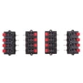 thumbnail image 1 of Terminal De Estéreo De 8 Vías Y 2 Vías Con Conector De Liberación De Presión, 4 Piezas 8 vías 2 filas SM SunniMix Conector de terminal de altavoz, 1 of 7