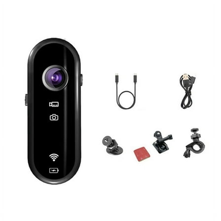Multifunctional Camera 1080P HD Camera WIFI Mobile Phone Interconnection for Bicycle Video Recording,B