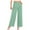 Green, variant on qolati Wide Leg Pant Women Casual Pleated Work Dress Pants High Elastic Waisted Palazzo Lounge Trousers with Pockets