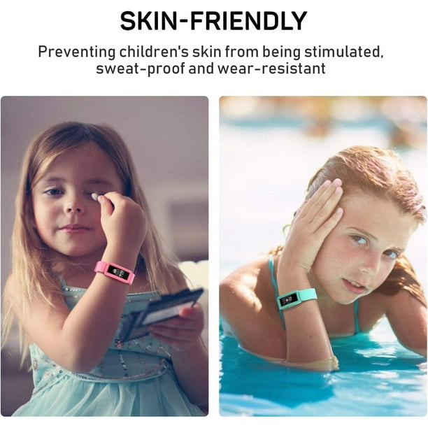 Compatible with Fitbit Ace 2 Replacement s for Kids Soft Silicone Bracelet Accessories Sport Strap