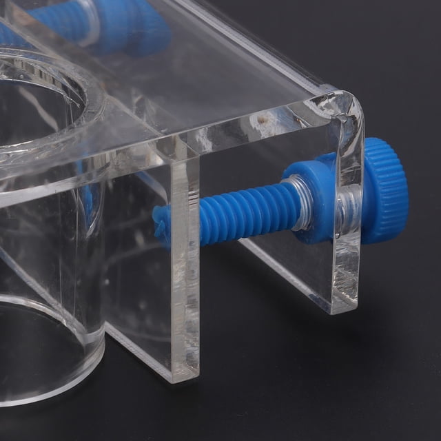 Single/ Double Holes Fixture Options Water Tube Fixture, Acrylic Water Tube Fixture, Prevent Water Tube Falling Off For Aquarium Household Fish Fish Store