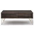thumbnail image 5 of Simpli Home Hunter Solid Mango Wood Lift Top Coffee Table In Ebony, 5 of 7