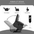 thumbnail image 6 of Power Lift Recliner Chair Recliners for Elderly with Heat and Massage Recliner Chair for Living Room with Infinite Position and Side Pocket,USB Charge Port, 6 of 10