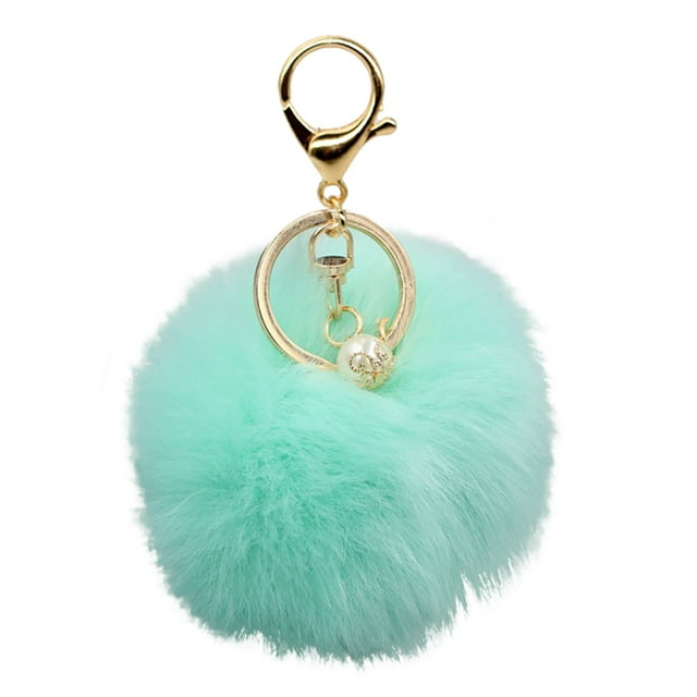 Bangcool Porte-Clés Mode Créative Pompon Pendentif de Sac à Main Charme de Cellulaire Charme