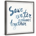 thumbnail image 2 of Marmont Hill Save Water Together II Framed Wall Art, 2 of 6