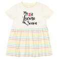 thumbnail image 3 of Inktastic My 1st Lacrosse Season Girls Baby Dress, 3 of 5