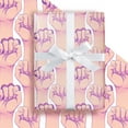 thumbnail image 5 of 23x58 Inch Girl Power Wrapping Paper Roll, Pink Fist Design Party Gift Wrap Paper for Holiday, Birthday Graduation for Girls Women, 5 of 7