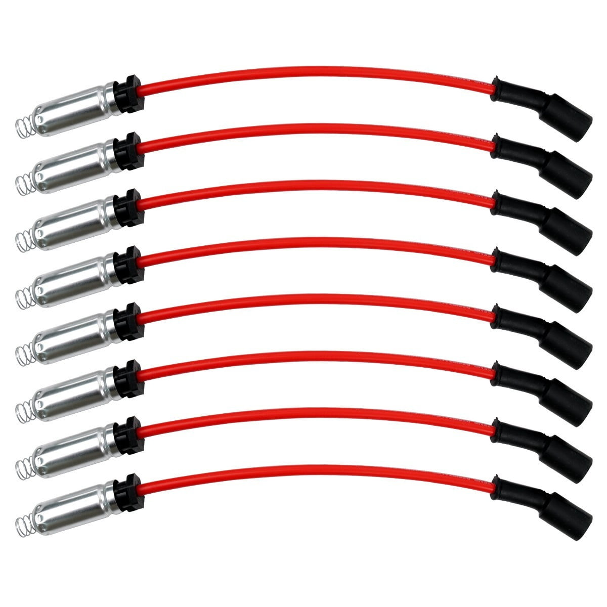 8X OEM Ignition Coil & Iridium Spark Plugs & Wires For Chevy GMC 5.3 6.2L UF413