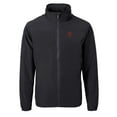 thumbnail image 2 of Men's Cutter & Buck  Black Indiana Hoosiers Big & Tall Charter Eco Knit Recycled Full-Zip Jacket, 2 of 3