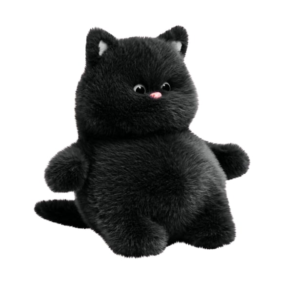 Kiddiway Large Cat Plush Stuffed Toy - Soft Cuddly Kitty Plush, Cat Plushies, Stuffed Animals for Girls, Plush Figurine, Birthday Present,Grey