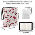thumbnail image 3 of ALAZA Cherry and Polka Dot Trading Card Binder 4 Pocket Cards Collection Album 400 Folder Holder, 3 of 6