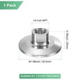 thumbnail image 3 of Uxcell 1-Pack Tri Sanitary 1.5 in Clamp Fittings to 1/4 in NTP Female Thread Stainless Steel Pipe Fitting Ferrule OD 50.5mm, 3 of 7