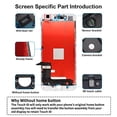 thumbnail image 1 of for iPhone 8 Plus Screen Replacement White 5.5 Inch, Diykitpl 3D Touch LCD Digitizer Display for iPhone 8 Plus, with Repair Tools Kit for A1864,A1897,, 1 of 6