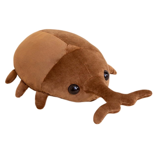 Tholdsy Cartoon Insect Beetle tuffed Toy Plush Insect Toys Toys Doll Animales de peluche y juguetes de peluche Marron oscuro S