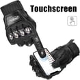 thumbnail image 2 of Guantes ILM, aleación de acero, piel, nudillos duros, pantalla táctil XXL, 2 of 5