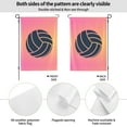 thumbnail image 2 of Volleyball Monogram Garden Flag 12.5x18 Inch Double Sided Decorations Outdoor Yard Flags For Outside Lawn Porch Garden Decor, 2 of 5