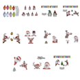 thumbnail image 5 of Pegatinas de coche, bombillas decorativas, imanes de nevera magnéticos festivos, Navidad, repuesto artesanal, tira reflectante creativa, 5 of 5