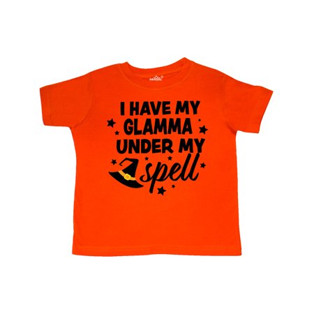 

Inktastic I Have My Glamma Under My Spell with Cute Witch Hat Gift Toddler Boy or Toddler Girl T-Shirt