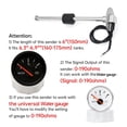 thumbnail image 3 of 0-190 Ohm 240-33ohm Water Level Gauge Meter Fuel Level Sensor Fuel Gauge For Marine Boat Car Truck for Boat Auto, 3 of 5