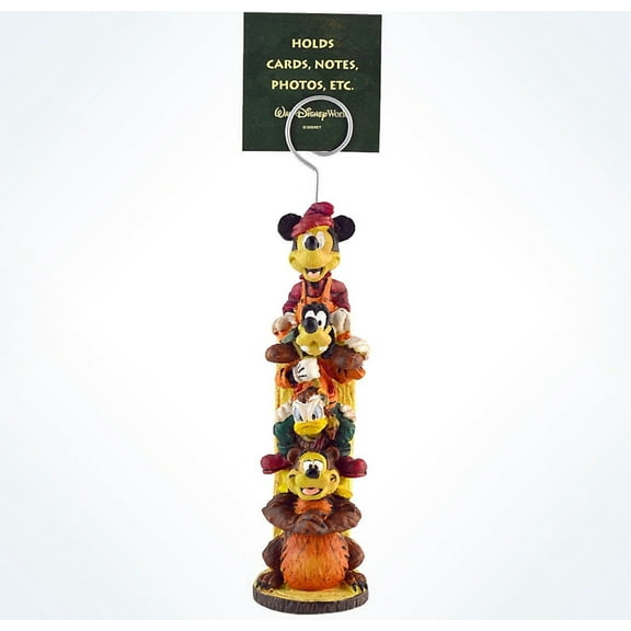 Disney Parks Mickey & Friends Totem Wilderness Lodge Clip Picture Frame New