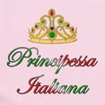 thumbnail image 2 of CafePress - Principessa Italiana (Italian Princess) Infant Bod - Baby Light Bodysuit, Size Newborn - 24 Months, 2 of 4