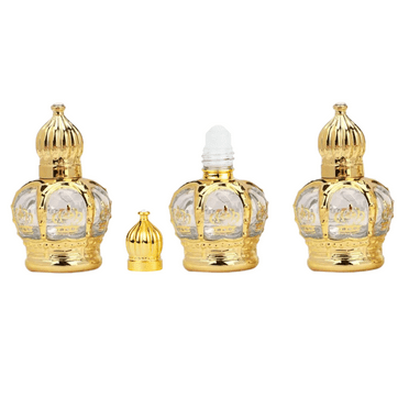 3pcs Perfumes Oil Bottles Refillable Essential Oil Travel Glass Roller